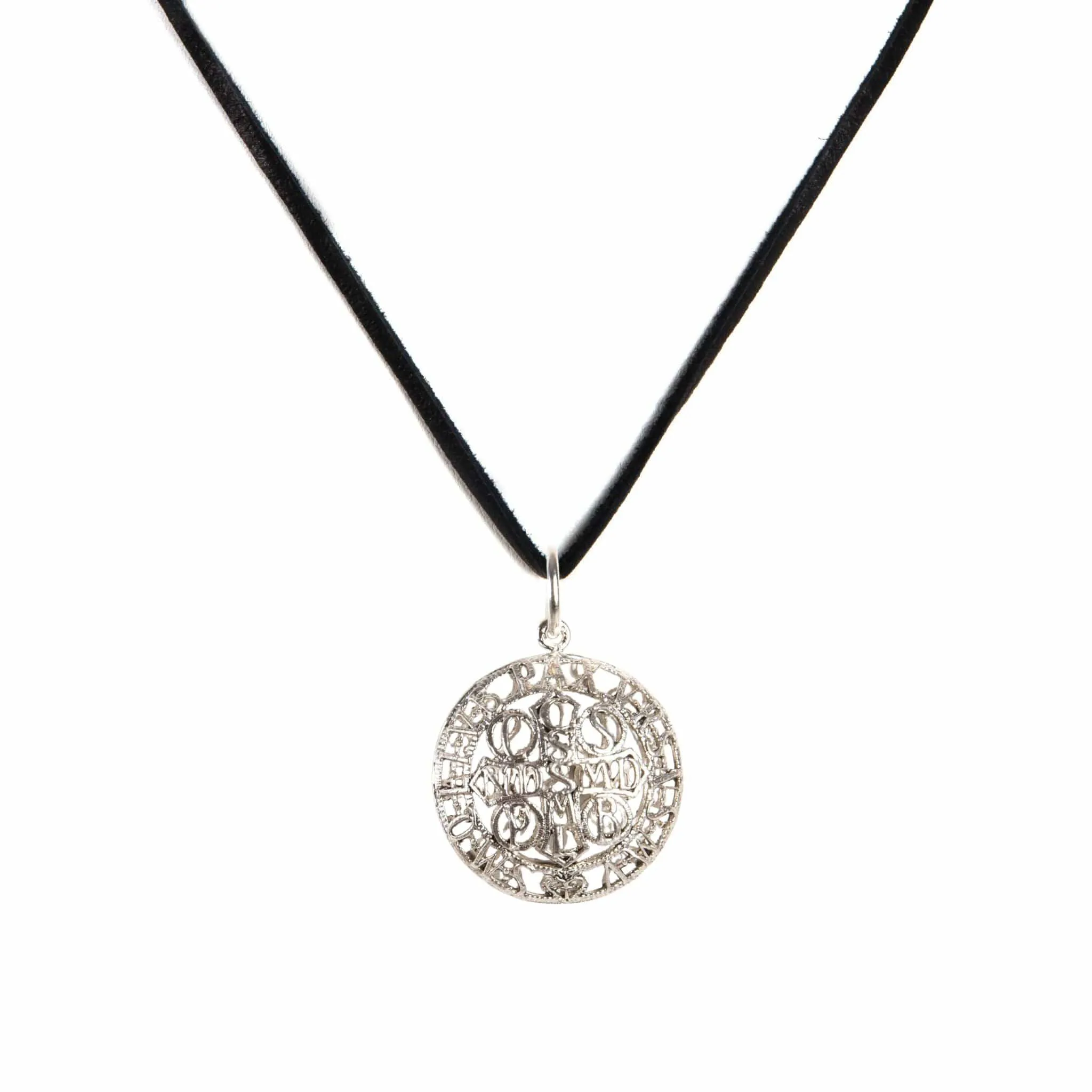 Peace Cross Globe Charm Necklace