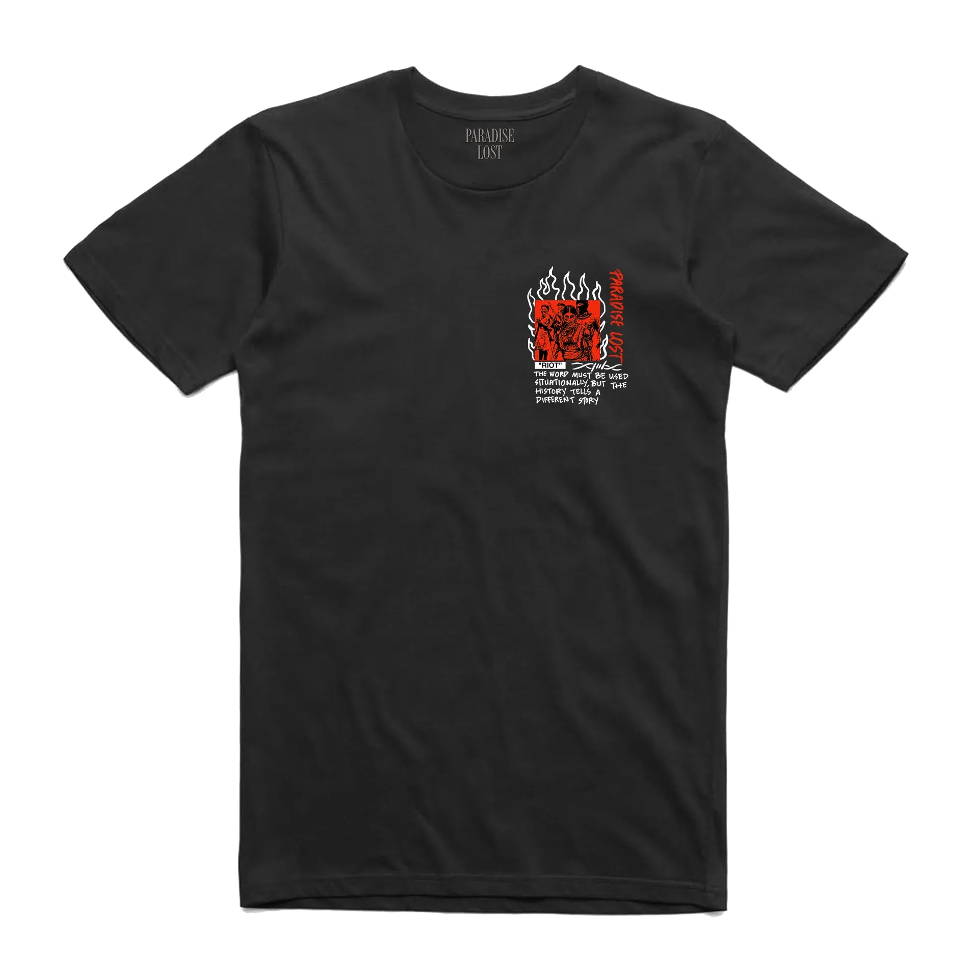 RIOT 2.0 TEE BLACK/ORANGE