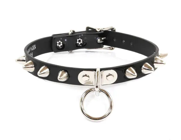 Round Spike Sub Bondage Choker