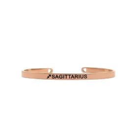 Sagittarius Rosegold Zodiac Band