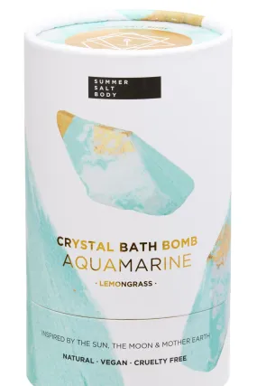 SALE - Bath Bomb Aquamarine - Lemongrass