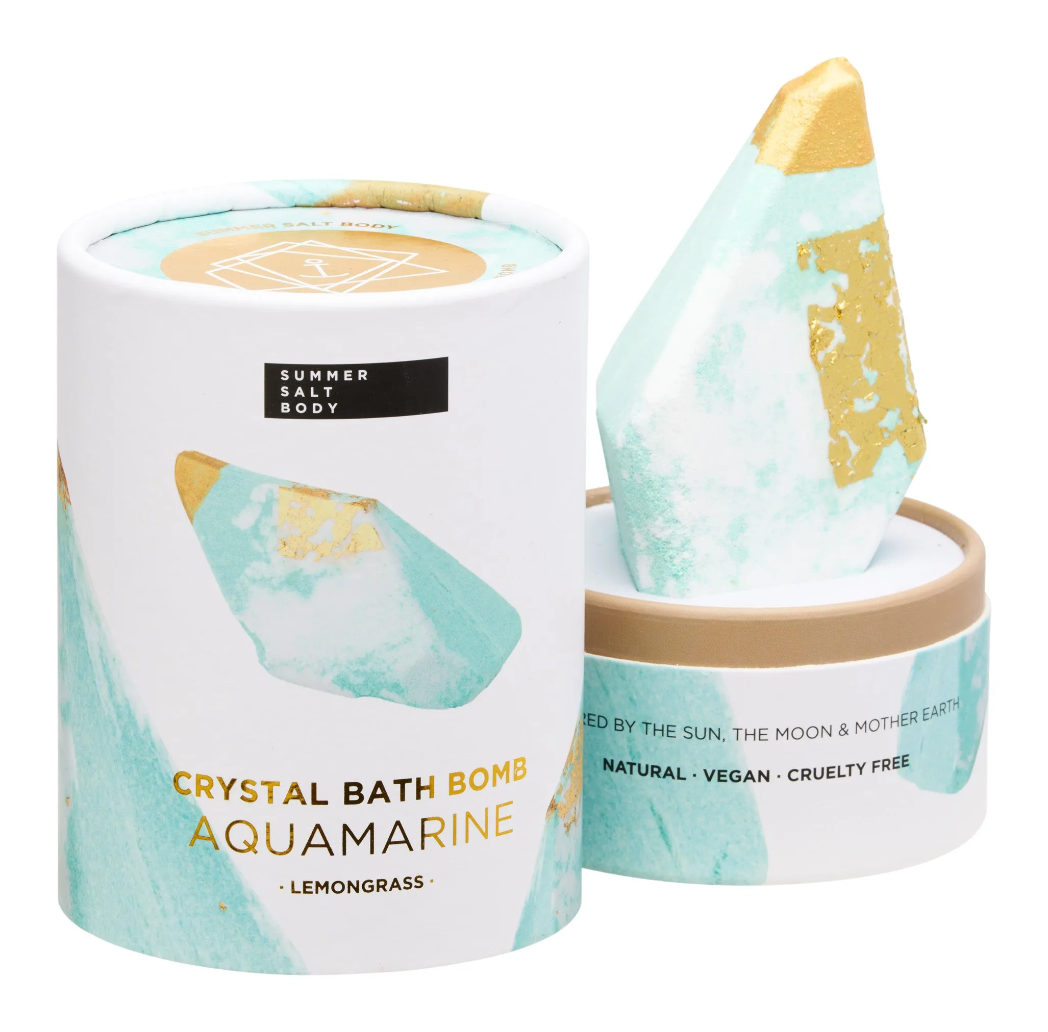 SALE - Bath Bomb Aquamarine - Lemongrass