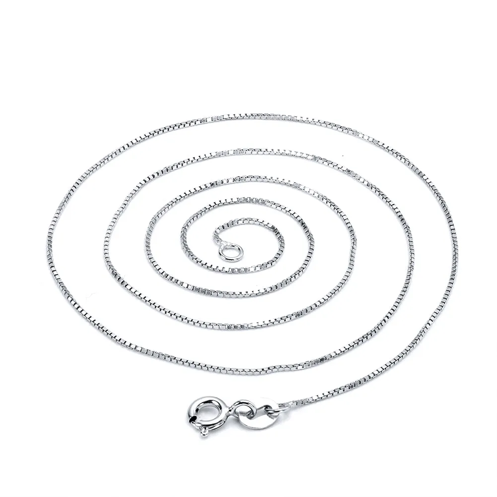 Sterling Silver  Cresent Moon Necklace