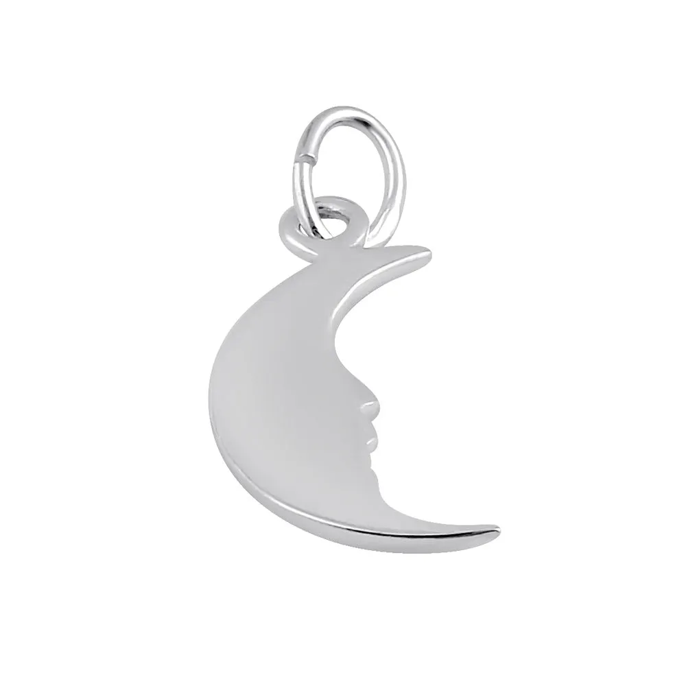 Sterling Silver  Cresent Moon Necklace