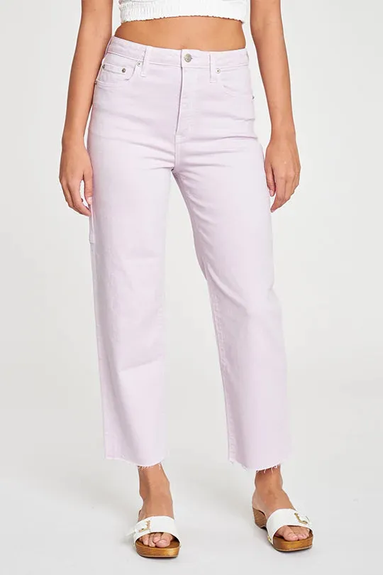 Sundaze Utility Crop Pants- Lilac