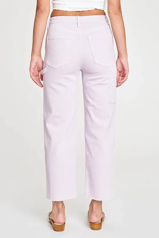 Sundaze Utility Crop Pants- Lilac