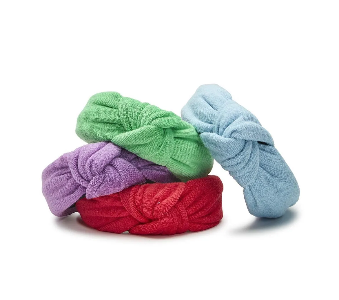 TOP KNOT TERRY HEADBAND SET