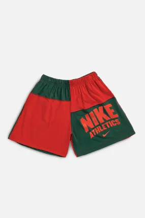 Unisex Rework Nike Patchwork Tee Shorts - S