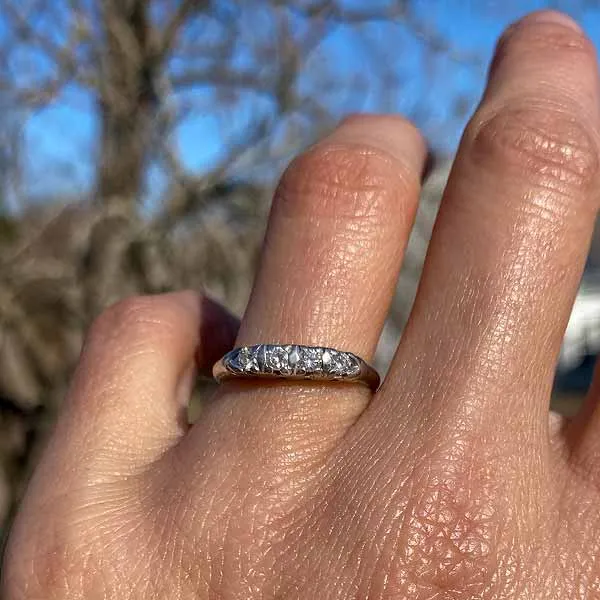 Vintage Diamond Wedding Band