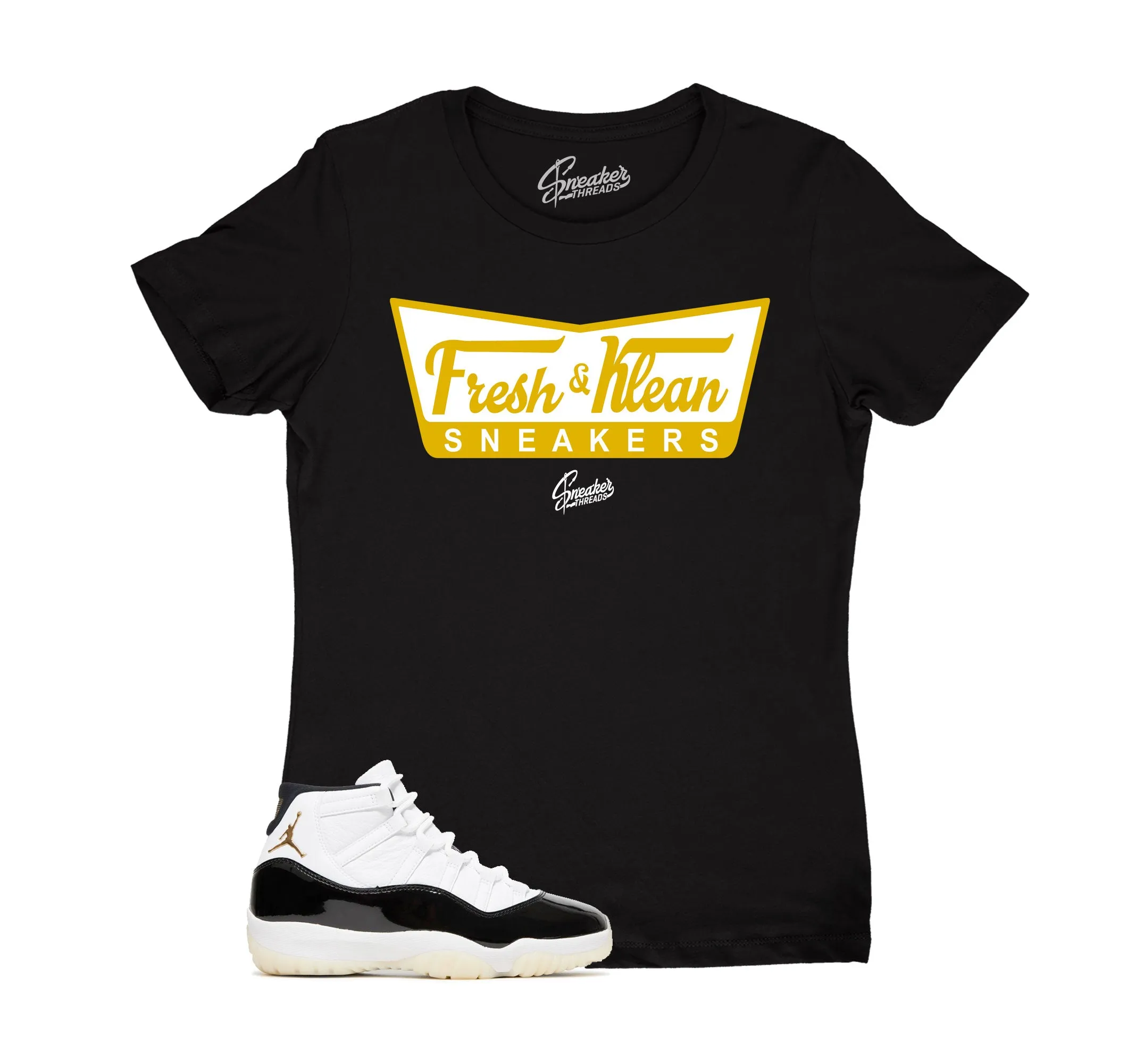 Womens Gratitude 11 Shirt - Fresh & Krispy - Black