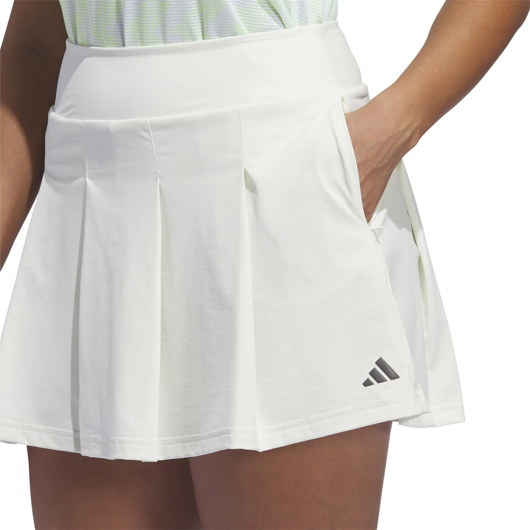 Womens Ultimate365 Tour Pleated Skort Ivory - SS24